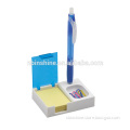 Plastic Holder Memo Pad With Pen Hole , Multi-function Plastic Pen Holder , Office Supplies